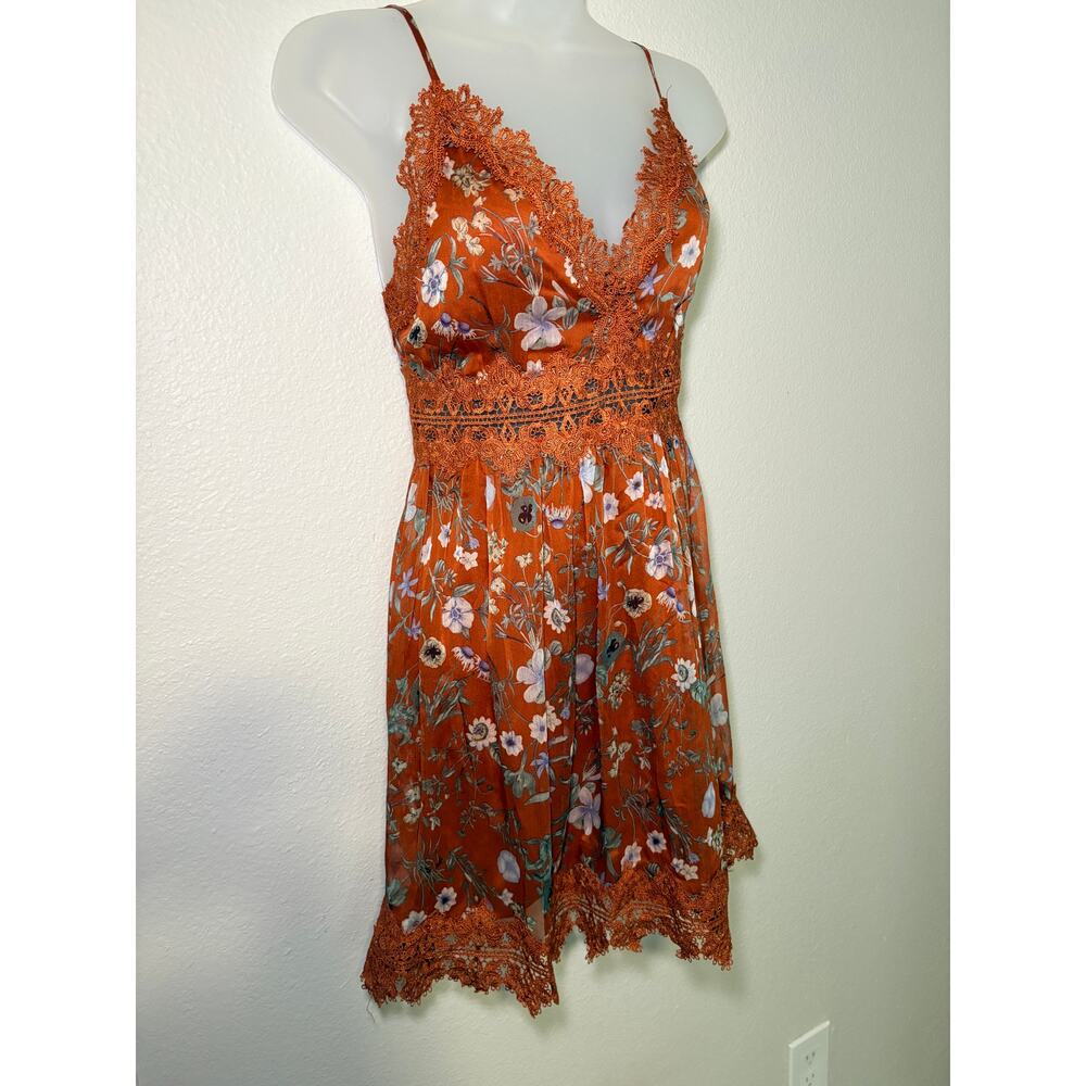 re:named Lace Panel Mini Dress - Size S